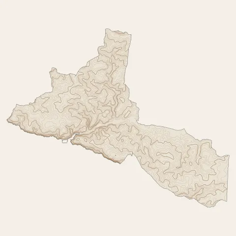Pornic : courbes de niveau