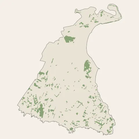 Le Pouliguen : bois, forêts et landes