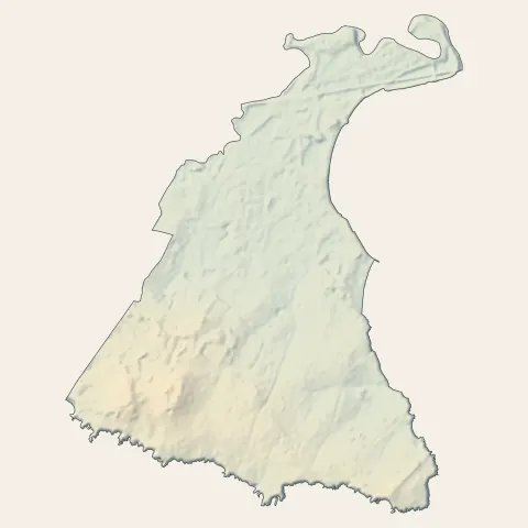 Le Pouliguen : relief