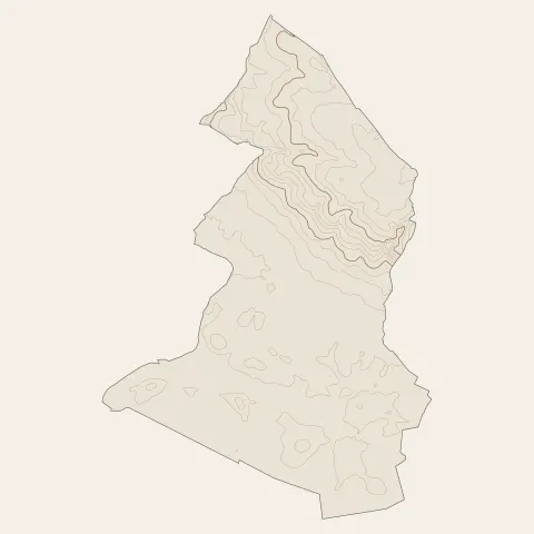 Prinquiau : courbes de niveau