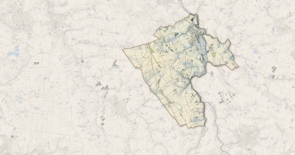 Portrait cartographique de Remouillé : relief, eau, forêts, bâti et voies, calculés à partir des données de l'IGN