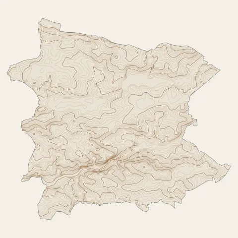 Riaillé : courbes de niveau