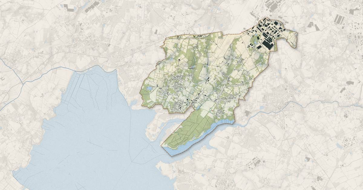 Portrait cartographique de Saint-Aignan-Grandlieu : relief, eau, forêts, bâti et voies, calculés à partir des données de l'IGN