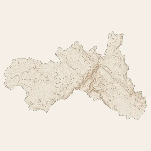 Corcoué-sur-Logne : courbes de niveau