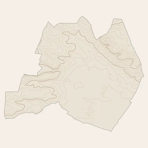 Saint-Gildas-des-Bois : courbes de niveau