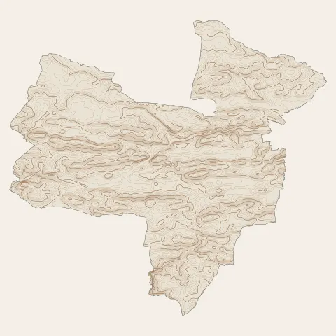 Vallons-de-l'Erdre : courbes de niveau