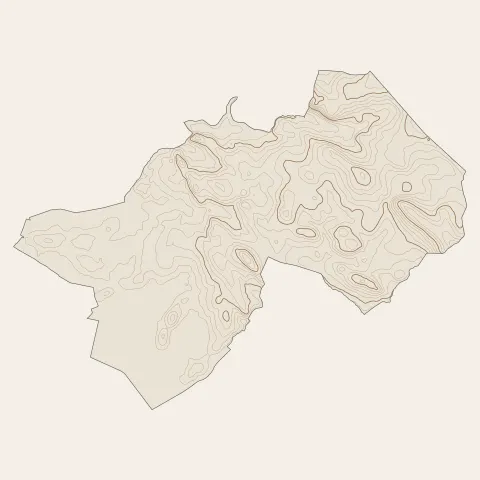 Sainte-Reine-de-Bretagne : courbes de niveau