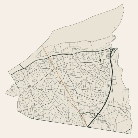 Saint-Sébastien-sur-Loire : voies