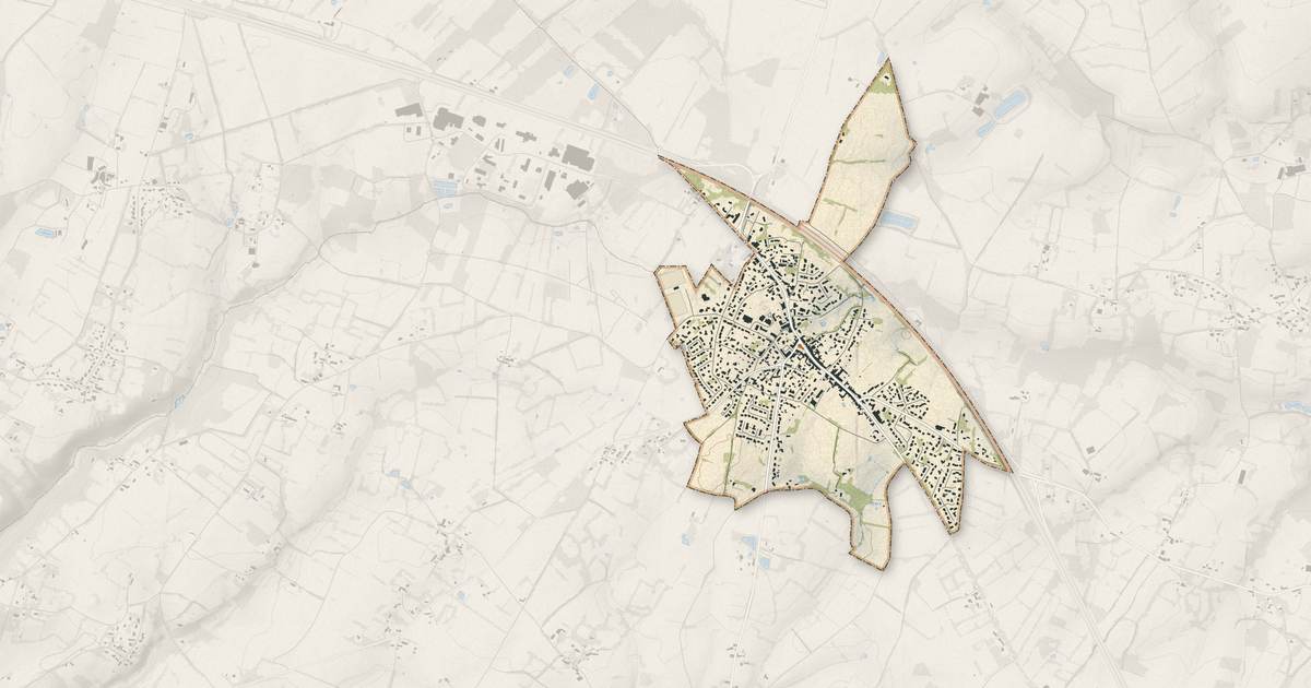 Portrait cartographique de Le Temple-de-Bretagne : relief, eau, forêts, bâti et voies, calculés à partir des données de l'IGN