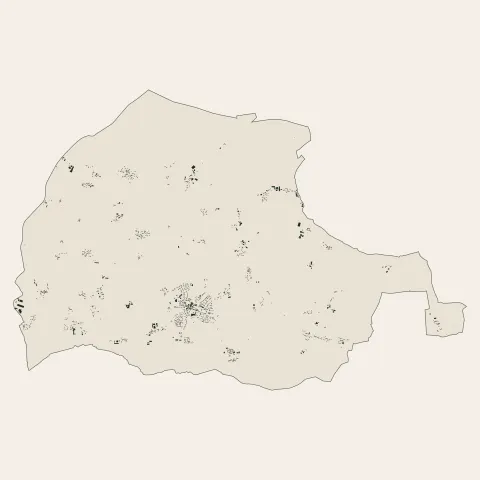 Les Touches : bâti