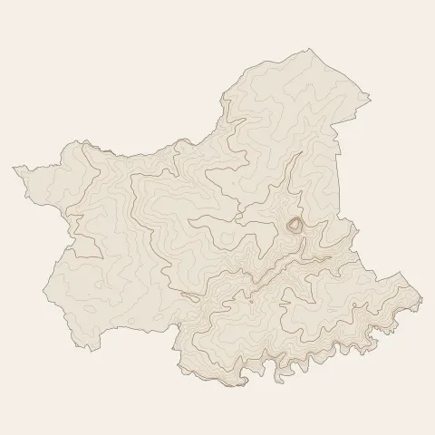 Vallet : courbes de niveau