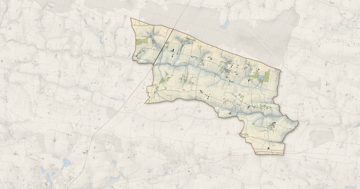 Portrait cartographique de Villepot : relief, eau, forêts, bâti et voies, calculés à partir des données de l'IGN