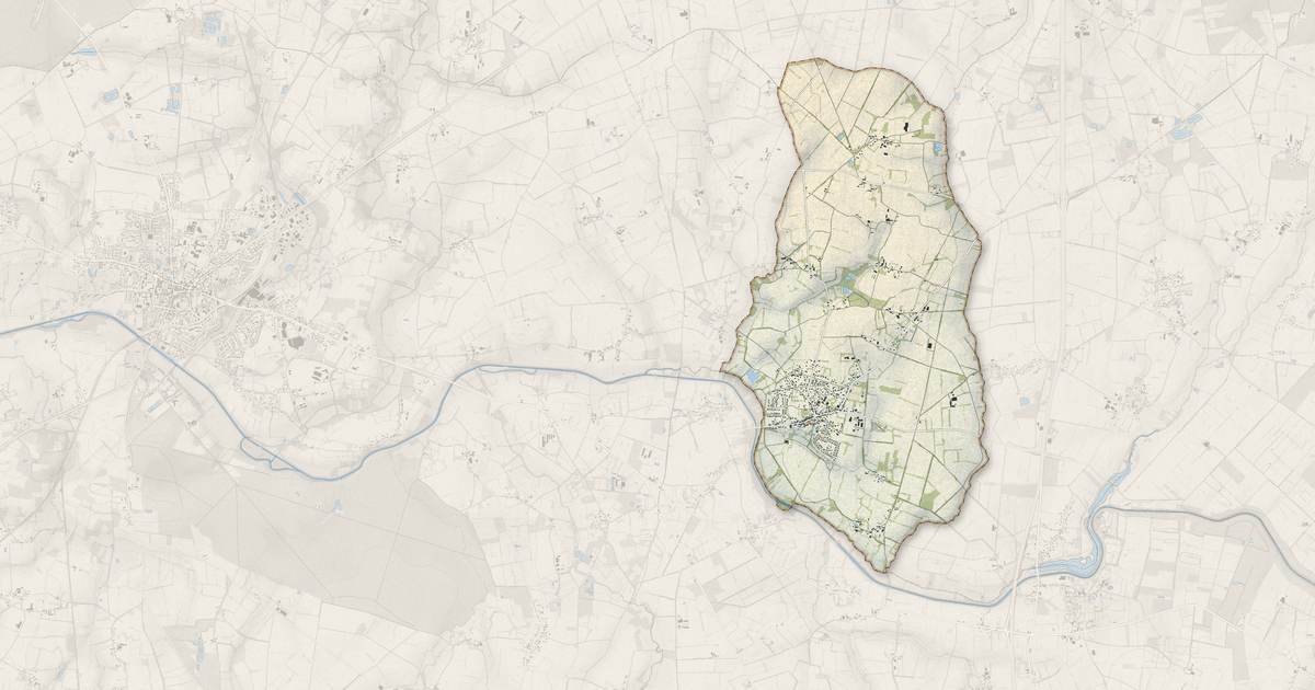 Portrait cartographique de La Chevallerais : relief, eau, forêts, bâti et voies, calculés à partir des données de l'IGN