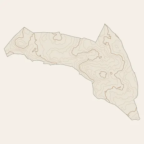 Geneston : courbes de niveau