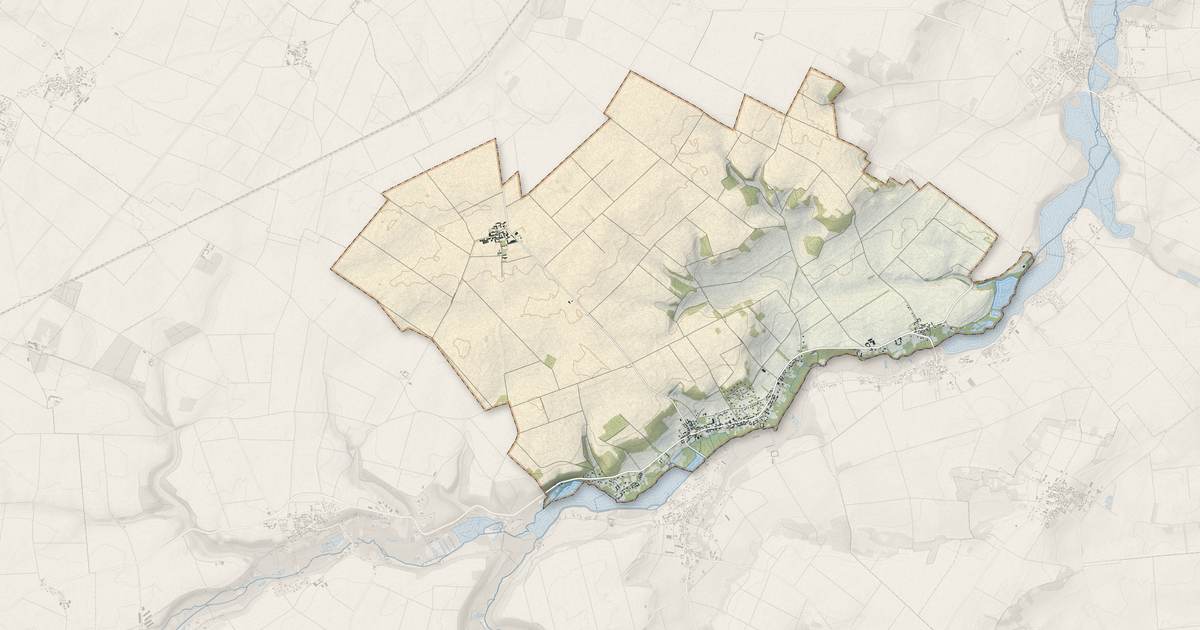 Portrait cartographique de Aulnay-la-Rivière : relief, eau, forêts, bâti et voies, calculés à partir des données de l'IGN