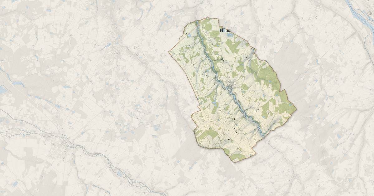 Portrait cartographique de Autry-le-Châtel : relief, eau, forêts, bâti et voies, calculés à partir des données de l'IGN