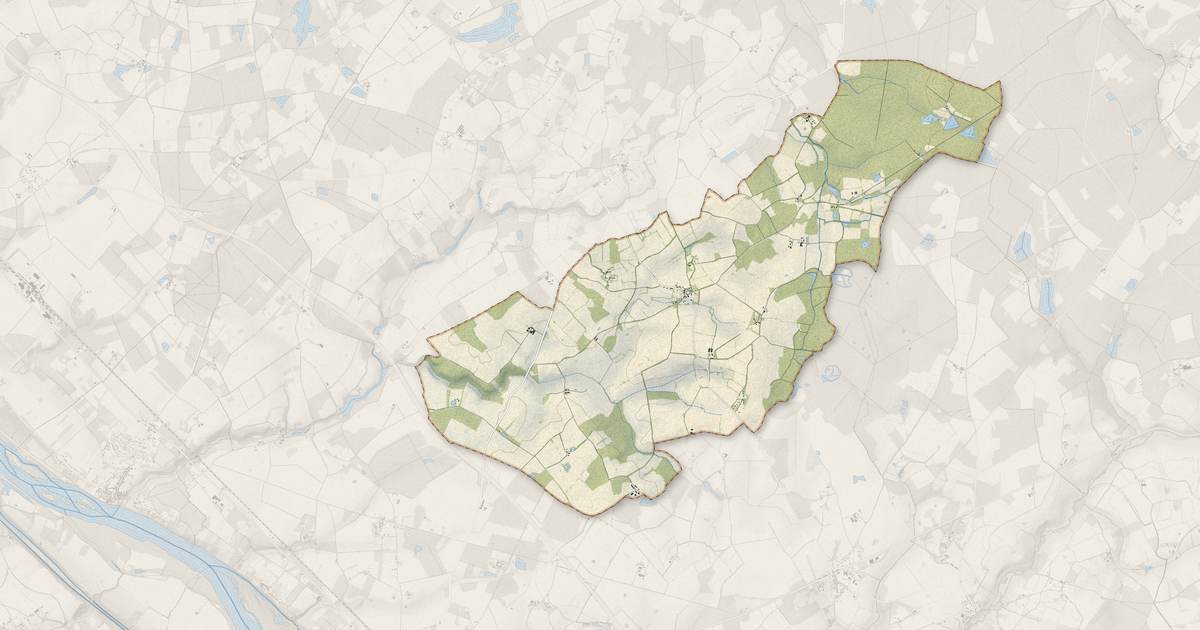 Portrait cartographique de Batilly-en-Puisaye : relief, eau, forêts, bâti et voies, calculés à partir des données de l'IGN