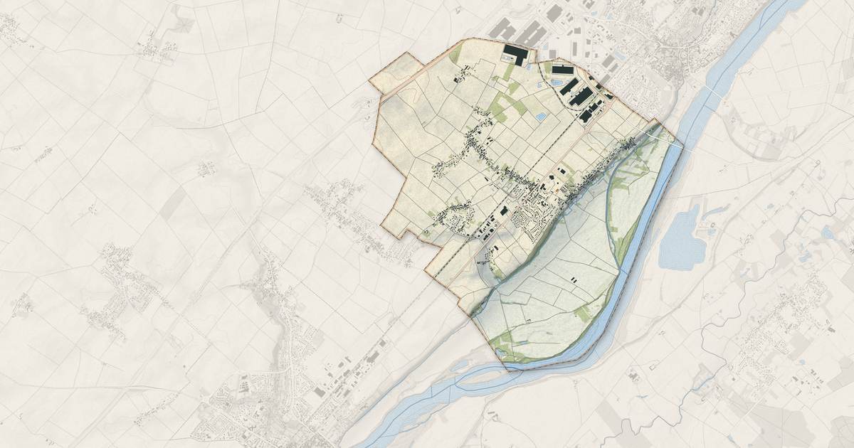 Portrait cartographique de Baule : relief, eau, forêts, bâti et voies, calculés à partir des données de l'IGN