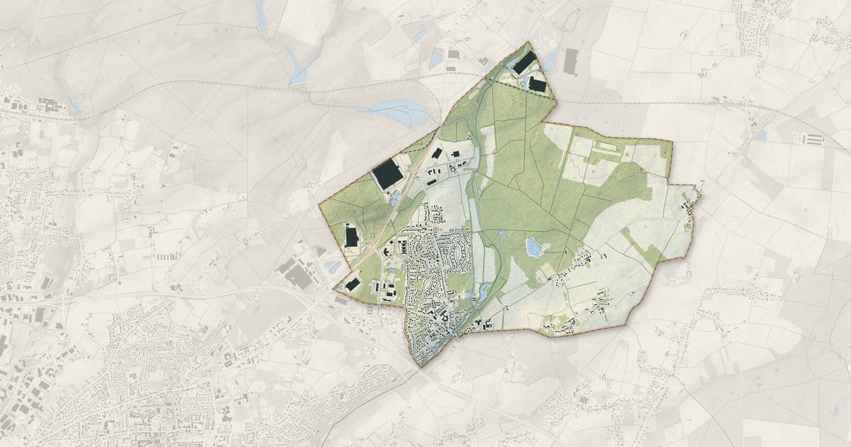 Portrait cartographique de Boigny-sur-Bionne : relief, eau, forêts, bâti et voies, calculés à partir des données de l'IGN