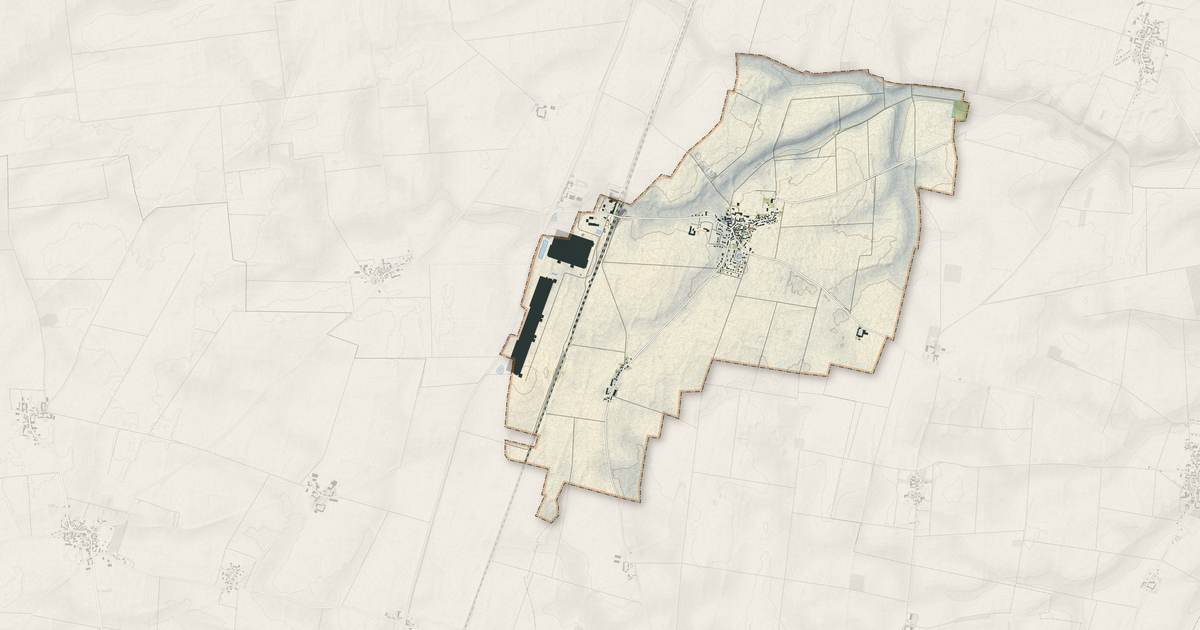 Portrait cartographique de Boisseaux : relief, eau, forêts, bâti et voies, calculés à partir des données de l'IGN