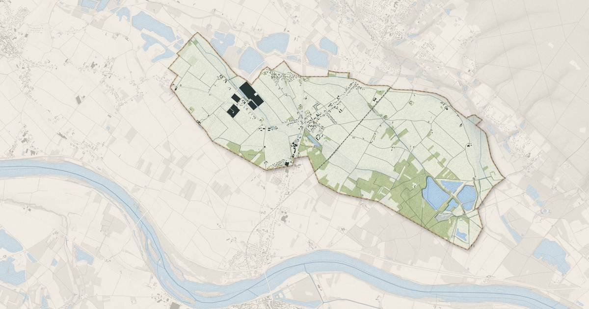 Portrait cartographique de Bonnée : relief, eau, forêts, bâti et voies, calculés à partir des données de l'IGN