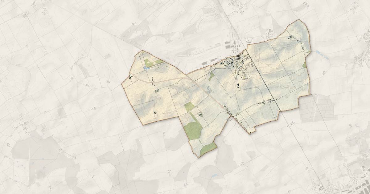 Portrait cartographique de Boulay-les-Barres : relief, eau, forêts, bâti et voies, calculés à partir des données de l'IGN