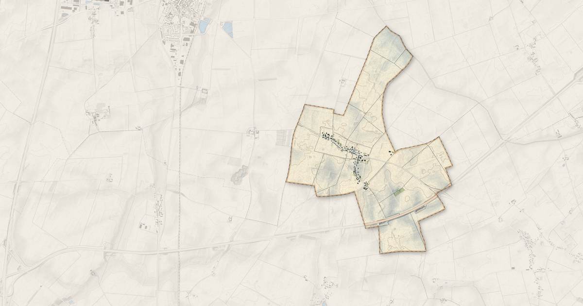 Portrait cartographique de Bucy-le-Roi : relief, eau, forêts, bâti et voies, calculés à partir des données de l'IGN