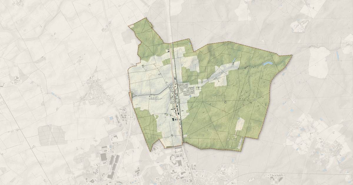 Portrait cartographique de Cercottes : relief, eau, forêts, bâti et voies, calculés à partir des données de l'IGN