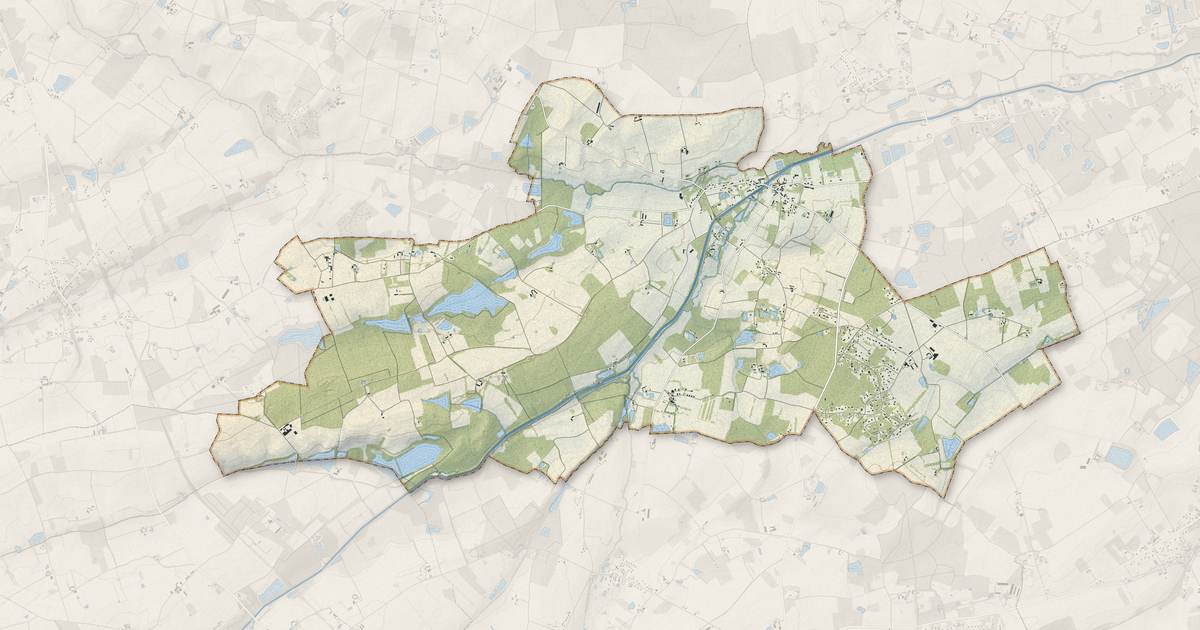 Portrait cartographique de Chailly-en-Gâtinais : relief, eau, forêts, bâti et voies, calculés à partir des données de l'IGN