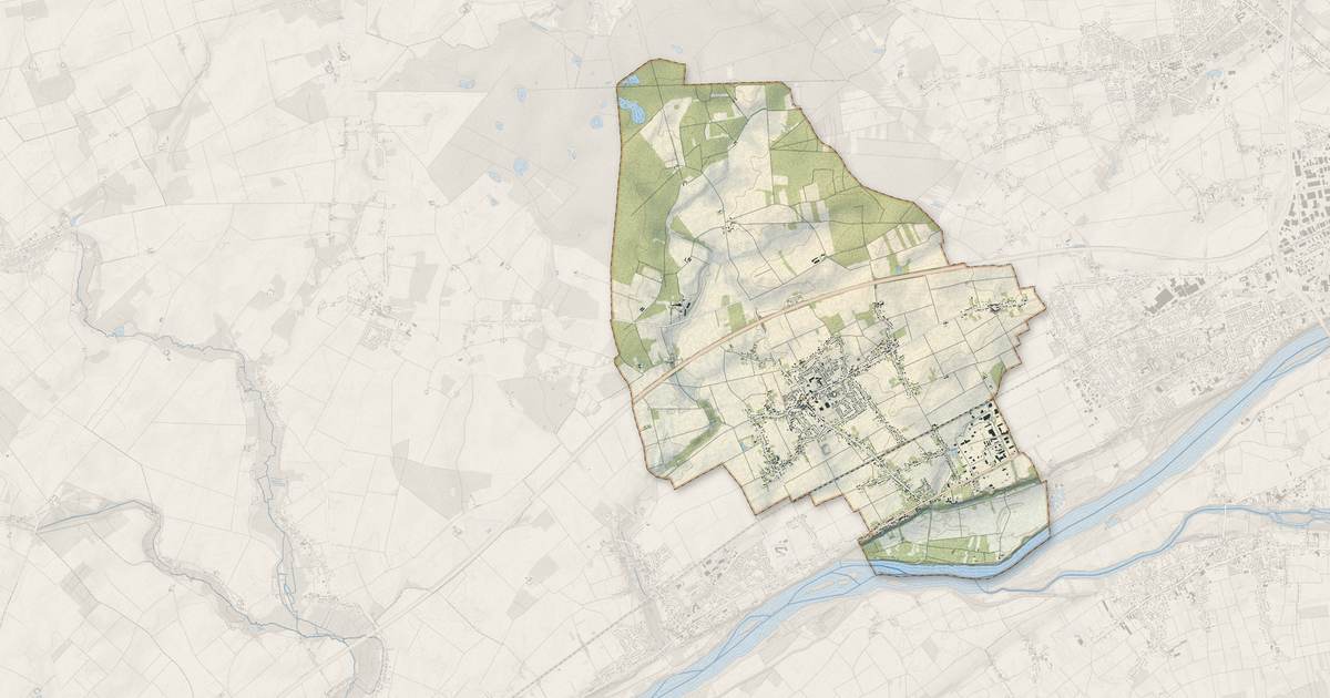 Portrait cartographique de Chaingy : relief, eau, forêts, bâti et voies, calculés à partir des données de l'IGN