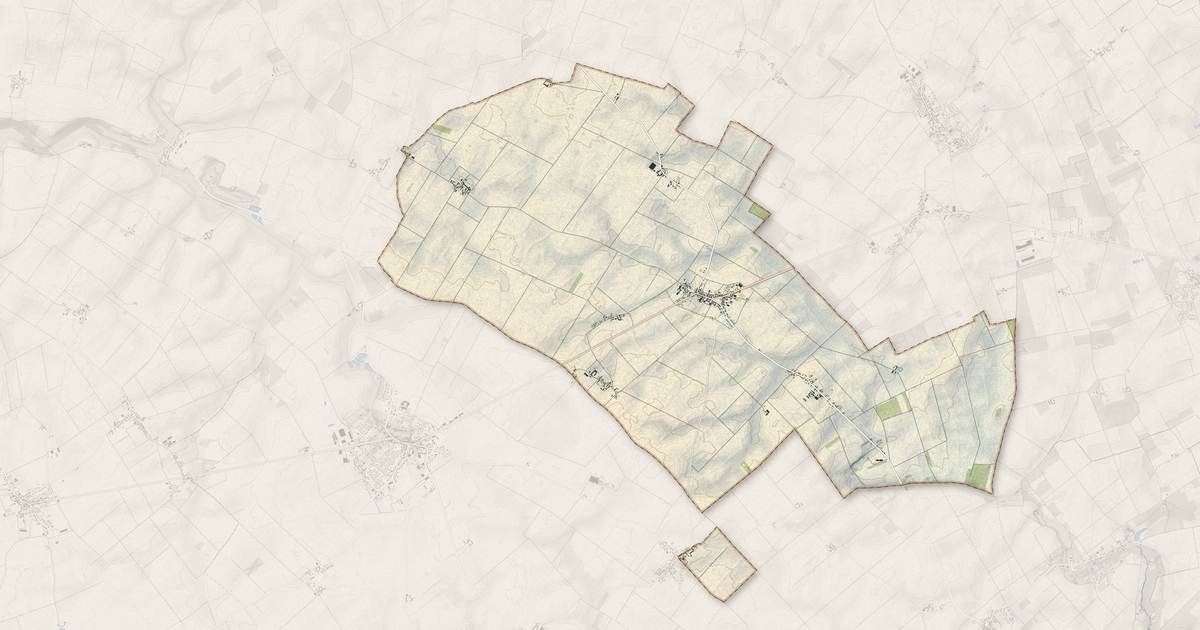 Portrait cartographique de Charsonville : relief, eau, forêts, bâti et voies, calculés à partir des données de l'IGN