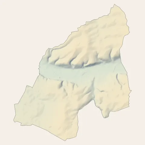 Château-Renard : relief