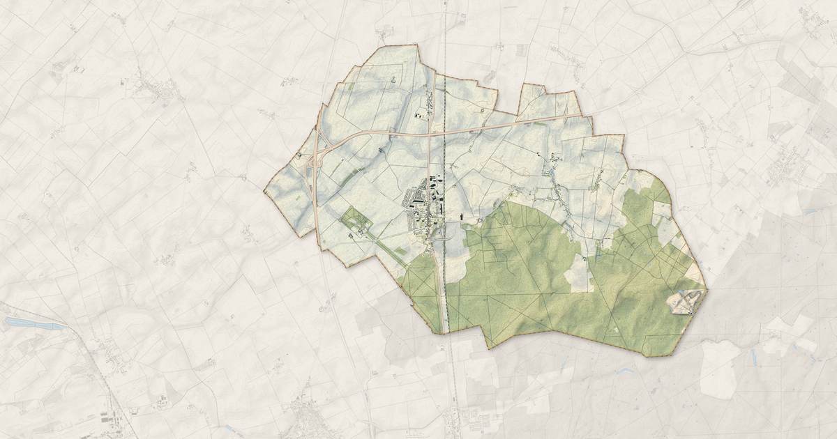 Portrait cartographique de Chevilly : relief, eau, forêts, bâti et voies, calculés à partir des données de l'IGN