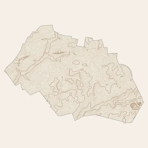 Chevilly : courbes de niveau