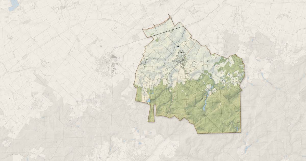 Portrait cartographique de Chilleurs-aux-Bois : relief, eau, forêts, bâti et voies, calculés à partir des données de l'IGN