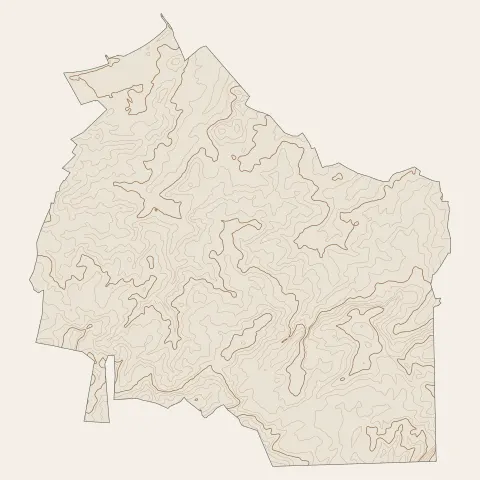 Chilleurs-aux-Bois : courbes de niveau