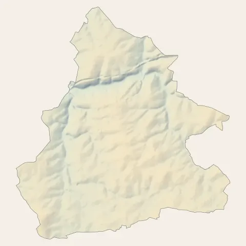 Courtenay : relief