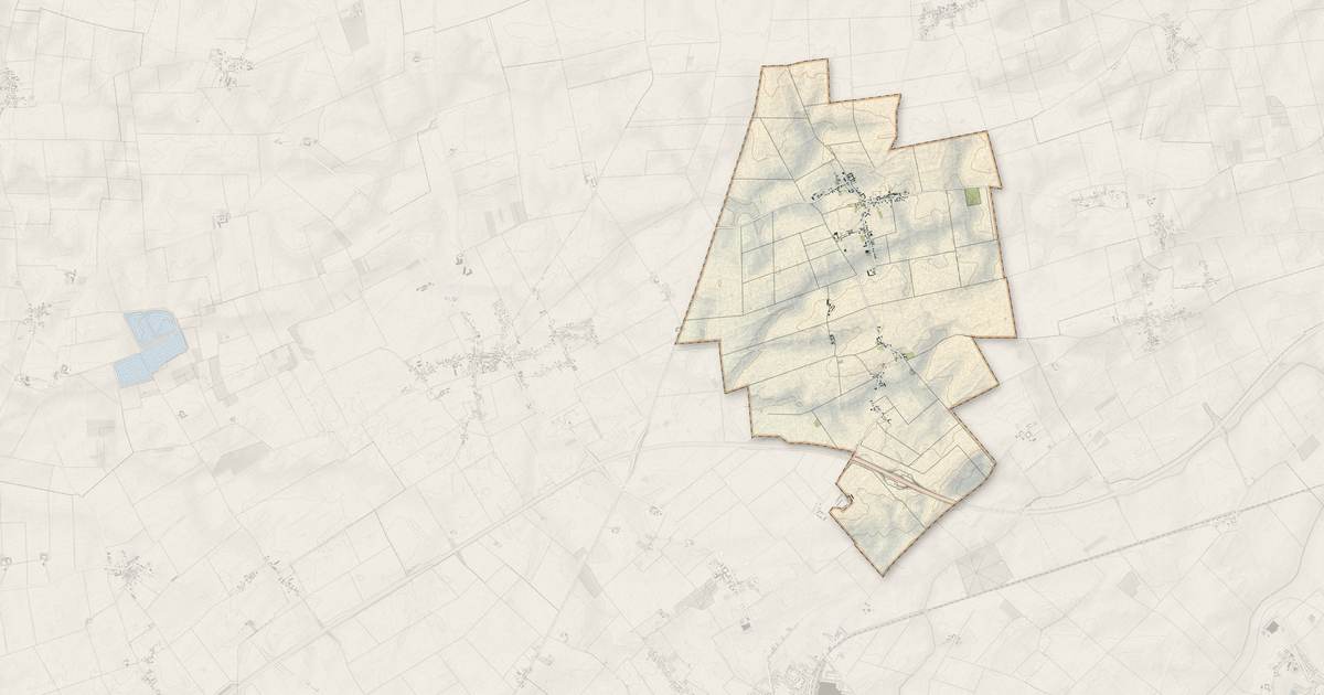 Portrait cartographique de Crottes-en-Pithiverais : relief, eau, forêts, bâti et voies, calculés à partir des données de l'IGN