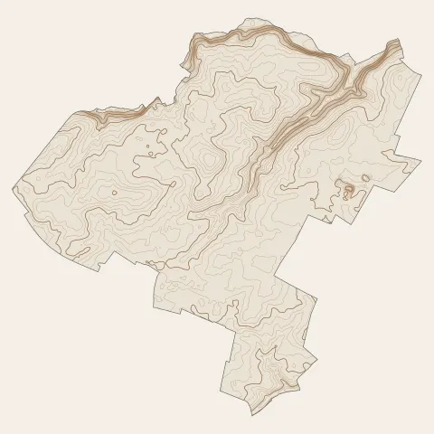 Dadonville : courbes de niveau