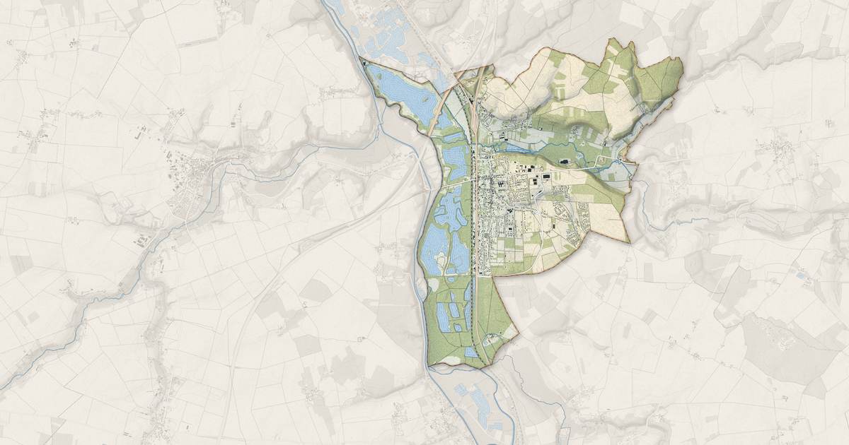 Portrait cartographique de Dordives : relief, eau, forêts, bâti et voies, calculés à partir des données de l'IGN