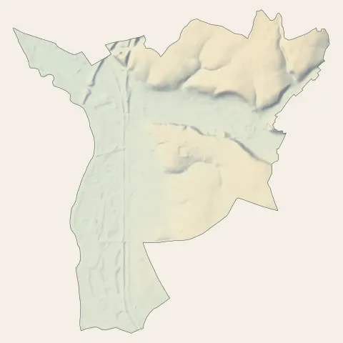Dordives : relief