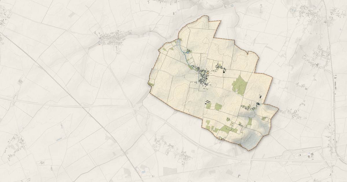 Portrait cartographique de Égry : relief, eau, forêts, bâti et voies, calculés à partir des données de l'IGN
