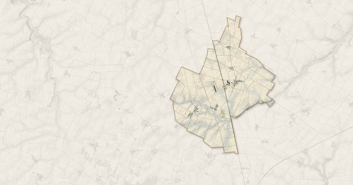 Portrait cartographique de Engenville : relief, eau, forêts, bâti et voies, calculés à partir des données de l'IGN
