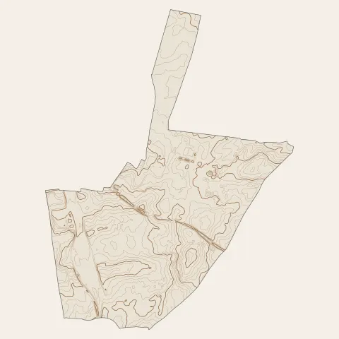 Fleury-les-Aubrais : courbes de niveau