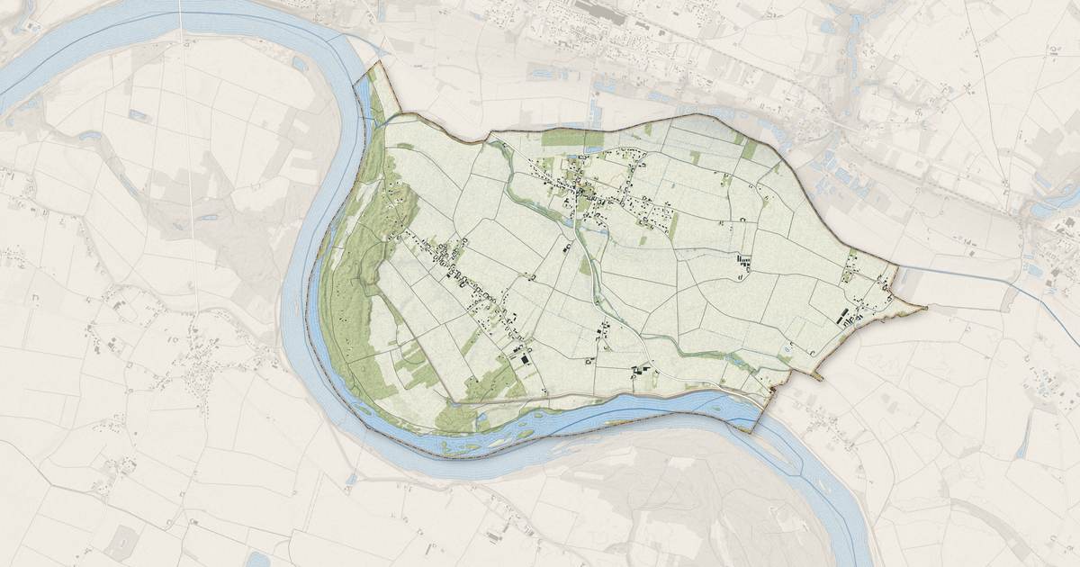 Portrait cartographique de Germigny-des-Prés : relief, eau, forêts, bâti et voies, calculés à partir des données de l'IGN