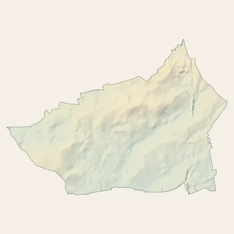 Ingré : relief