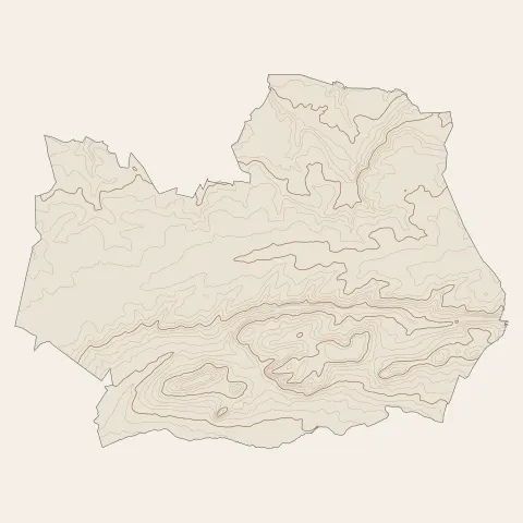 Marcilly-en-Villette : courbes de niveau