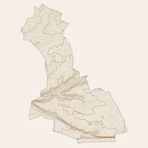 Mardié : courbes de niveau