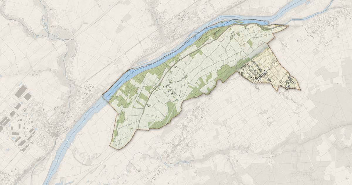 Portrait cartographique de Mareau-aux-Prés : relief, eau, forêts, bâti et voies, calculés à partir des données de l'IGN