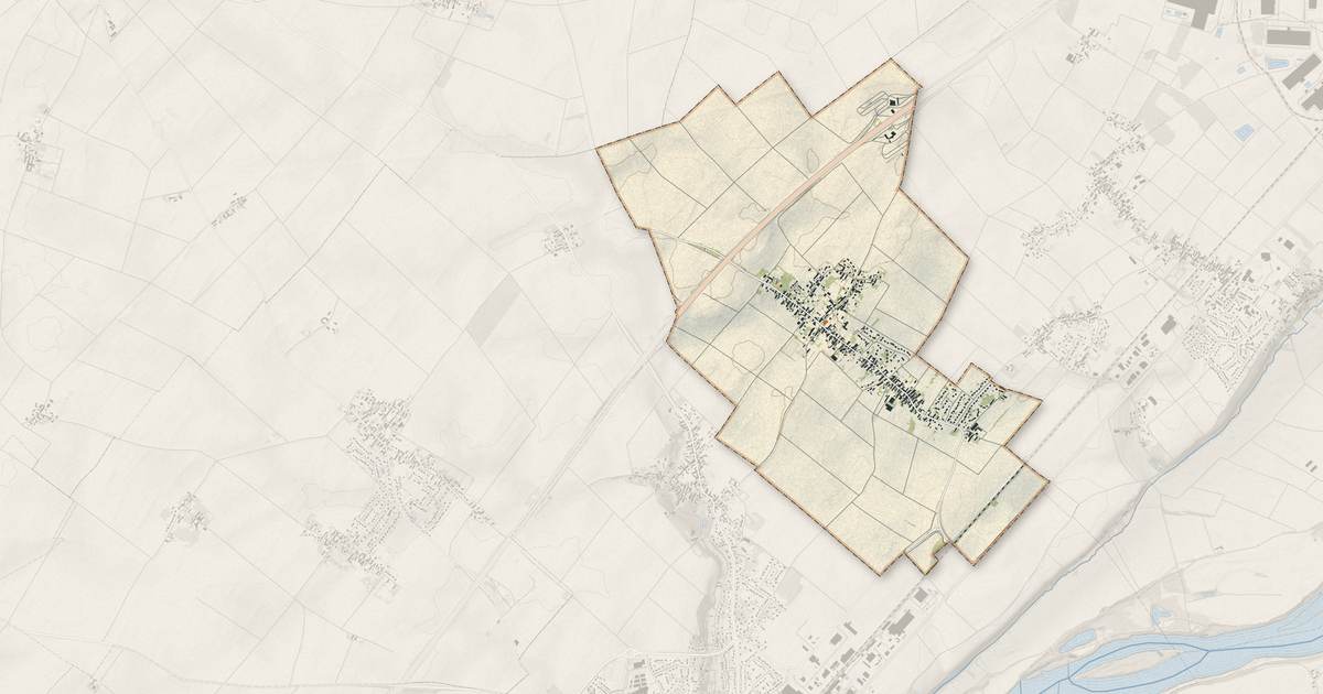 Portrait cartographique de Messas : relief, eau, forêts, bâti et voies, calculés à partir des données de l'IGN